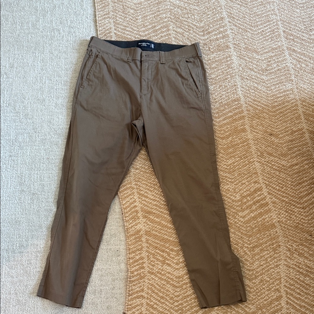 Abercrombie & Fitch Brown Chino Pants